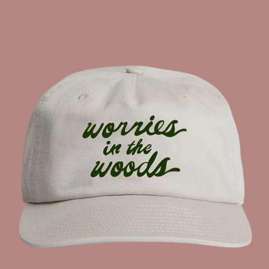 worries in the woods hat